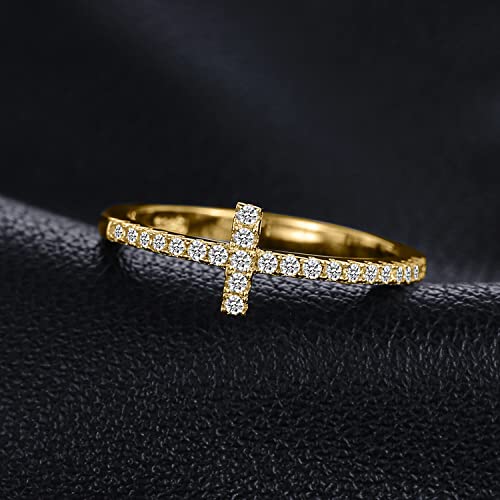 Image of JewelryPalace 14k White Yellow Rose Gold Plated 925 Sterling Silver Rings for Women, Cubic Zirconia Promise Rings for Her, Stackable Wedding Bands Rings for Women Infinity Forever Love Knot Ring