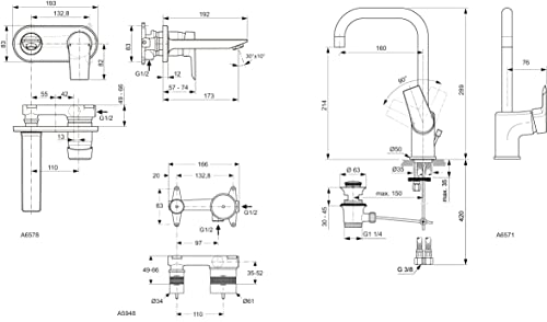Ideal Standard - Corpo ad Incasso per Miscelatore