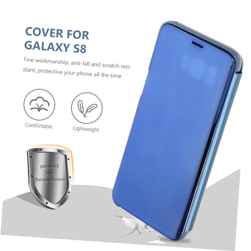 Étui de smartphone transparent bleu ciel HEMOTON avec support