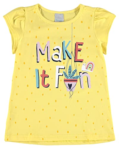 Blusa Make It Fun, Meninas, Amarelo Claro, 8