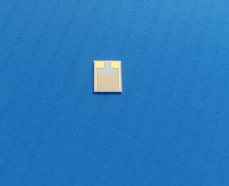 5 szt. Elastycznego podłoża ceramicznego z układem elektrod międzypalcowych do badań naukowych(5x6 Line0.9 Gap0.9 9Pairs)