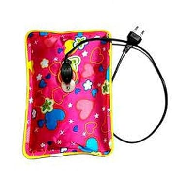 VELORA Electric Hot Water Bag for Pain Relief | Rechargeable Heating Pad for Back, Joint & Muscle Pain, Menstrual Cramps | Safe & Leak-Proof | Multicolor | Pack of 1