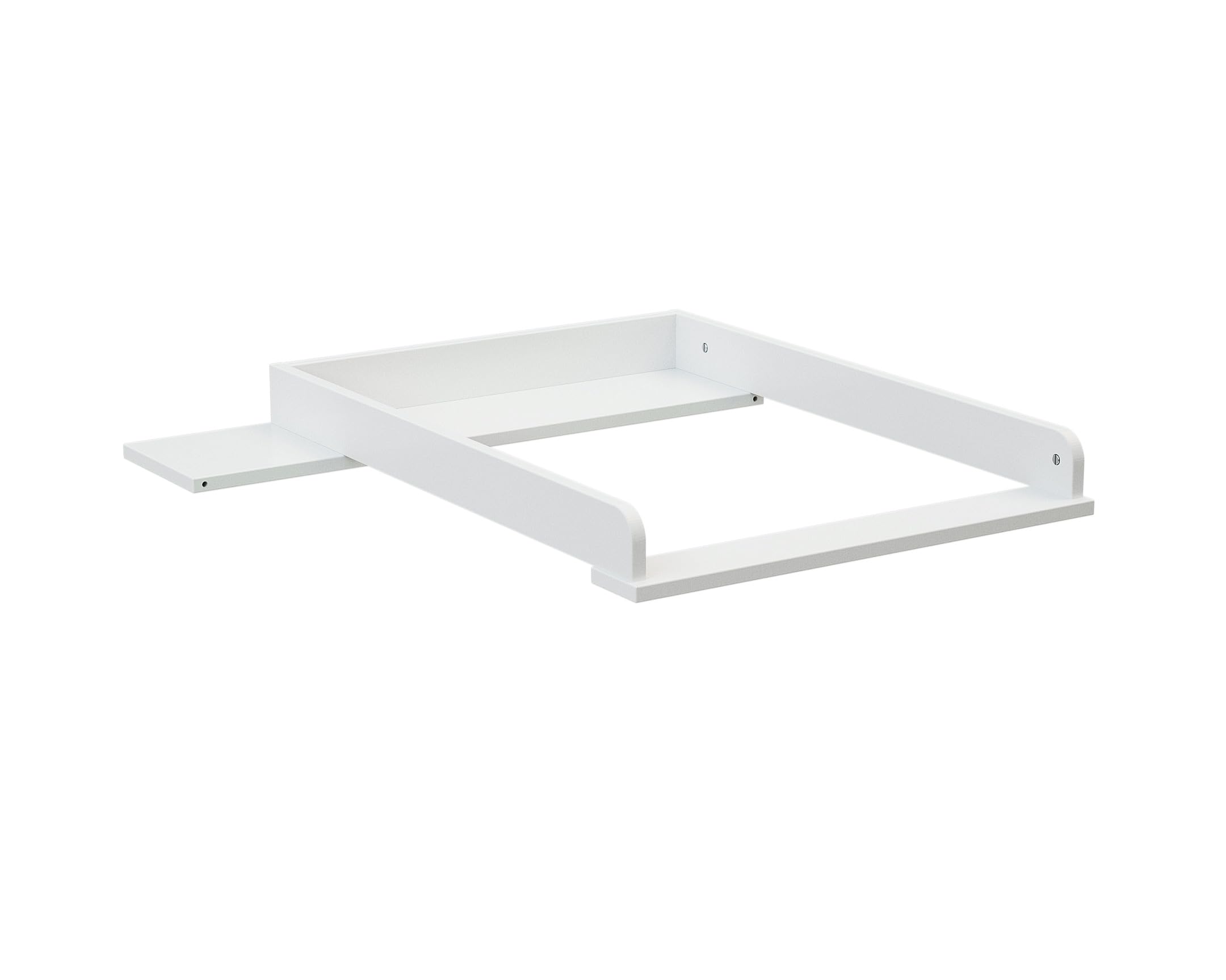 WEBABY - Cajonera bebé de 4 cajones con cambiador madera 50 cm UNO - Blanco