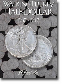 Harris Walking Liberty Half-Dollars 1937-1947 Coin Folder 2694