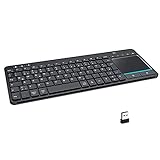 Betrieb & Kompatibilität: die schnurlose Tastatur ist für PC/Laptop/Computer/iPad/MacBook/Tablet/Handy mit allen Windows/Android/MacOS/iOS Systemen geeignet. Die Funktastatur ist mit 2*AAA Batterien betrieben, dafür benötigen Sie 2*AAA Batterien. ACHTUNG: Batterie nicht im Lieferumfang enthalten.