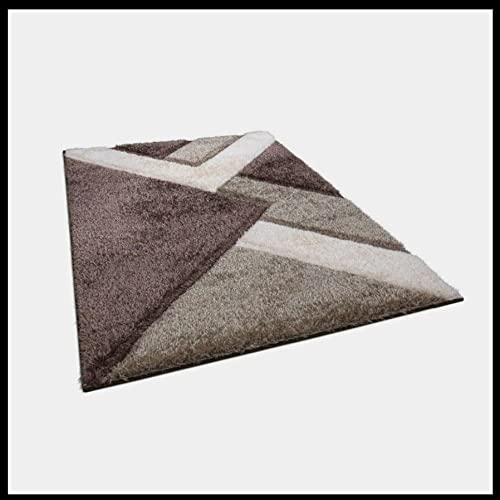 Image of HandmadeSHAGGY Pure Microfiber Smooth & Anti-Skid Carpets for Bedroom & Living Room, 2 inch Thickness Size- 12X18 Feet