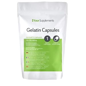 Lege gelatinecapsules | Maat 1 (250)