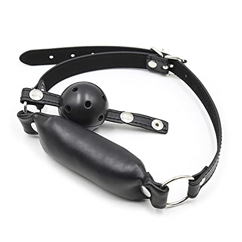 Mordaza bucal Sm Gag Mouth Extreme, Mordaza de bola de 4,5 cm de diámetro, se pueden reemplazar dos tipos de mordazas, correa ajustable, Flirting, juguete sexual erótico para mujeres