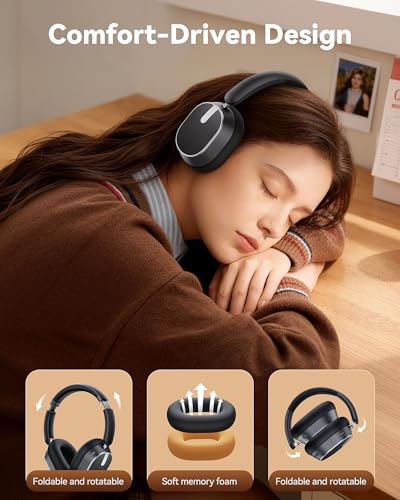 bmani H2 Hybrid ANC Headphones (Black) — view 7