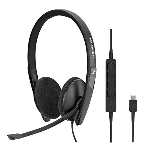 ایگرد | قیمت و خرید Sennheiser SC 160 USB-C (508354) - Double- Sided  (Binaural) Headset for Business Professionals | with HD Stereo Sound,  Noise-Canceling Microphone, \u0026 USB-C Connector (Black)