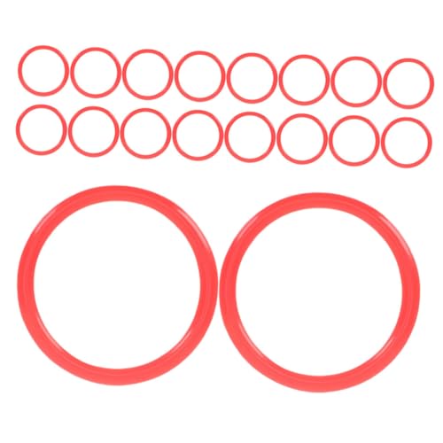 Sosoport Educational Throwing Toy 30pcs Plastic Carnival Rings Parabolic Circle Toys Perfect for Game Carnival Lawn Games Adults