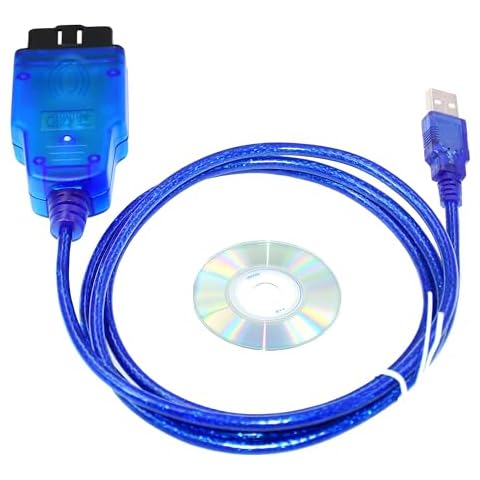 KKL FTDI FT232RL OBD2 K LINE INPA Cable, Working E39 E46 E53 E83 Diagnostics and Coding Compatible for BMW Cover