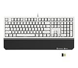 Hexgears X5 Mechanical Gaming Keyboard 108 Keys, Kailh Box Rose Red Switch Wired/Wireless 2.4G Dual