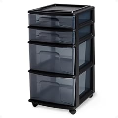 Black Frame/Smoke Drawers