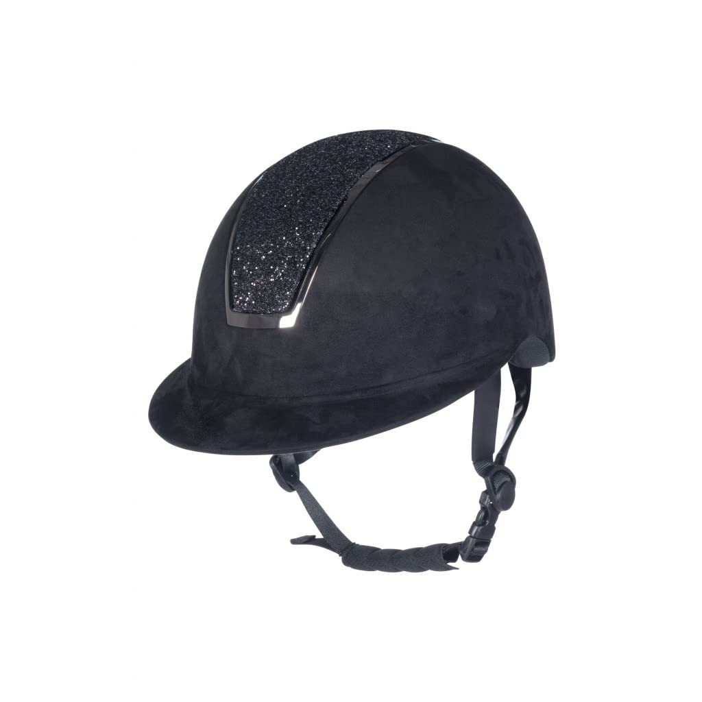 HKM Lady Shield Sparkle Velours - Casco de equitación Unisex Adulto