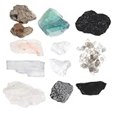 Conçu pour les jeunes apprenants : pour engager les élèves du primaire dans des études géologiques, adapté à la fois à l'enseignement en et à la maison, échantillon d'apprentissage des pierres minérales, kit scientifique