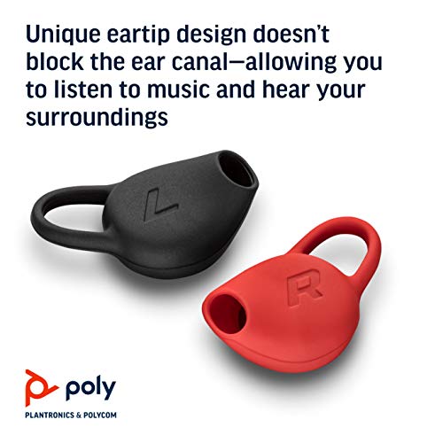 Plantronics - Backbeat Fit 2100 Wireless Bluetooth In Ear Headphones (Poly) - Sweatproof & Waterproof Workout Headphones - Hear Your Surroundings/Train Safely-Connect To Your Cell Phone Via Bluetooth #TOP3