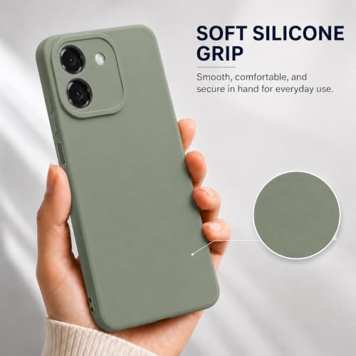 Image of FIRST MART Matte Silicone Back Cover for AI+Pluse 2 - Green