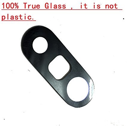Dogxiong Black Back Rear Camera Really 100% True Glass Lens Cover + Adhesive Fix Replacement Parts for LG G5 H850 VS987 H820 LS992 H830 US992
