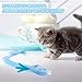 LETTERASHQP Katzenspielzeug Elektrisch Katzenball Elektrisch Elektronisches Interaktives Hundespielzeug Ball Katzenspielzeug Selbstbeschäftigung Smart mit Hasenohren und Schwanz für Katzen Hunde