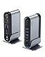 Baseus 17 in 1 Docking Station USB C 3 Monitore 4K@60Hz USB Hub Adapter mit 2 HDMI, DisplayPort, 3 USB-A3.0 5Gbps, 2 USB-C3.0, PD 100W, Gigabit Ethernet für HP/Lenovo/Dell/MacBook/Surface Laptop