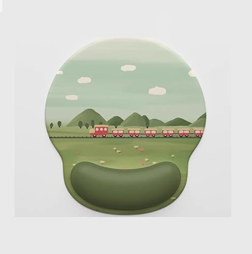 PEKNUX Cure Simple-Alfombrilla para Ratón De Muñeca, Reposamuñecas De Espuma Viscoelástica, Alfombrilla para Escritorio De Aprendizaje para Oficina, Reposamuñecas para Teclado De Ordenador