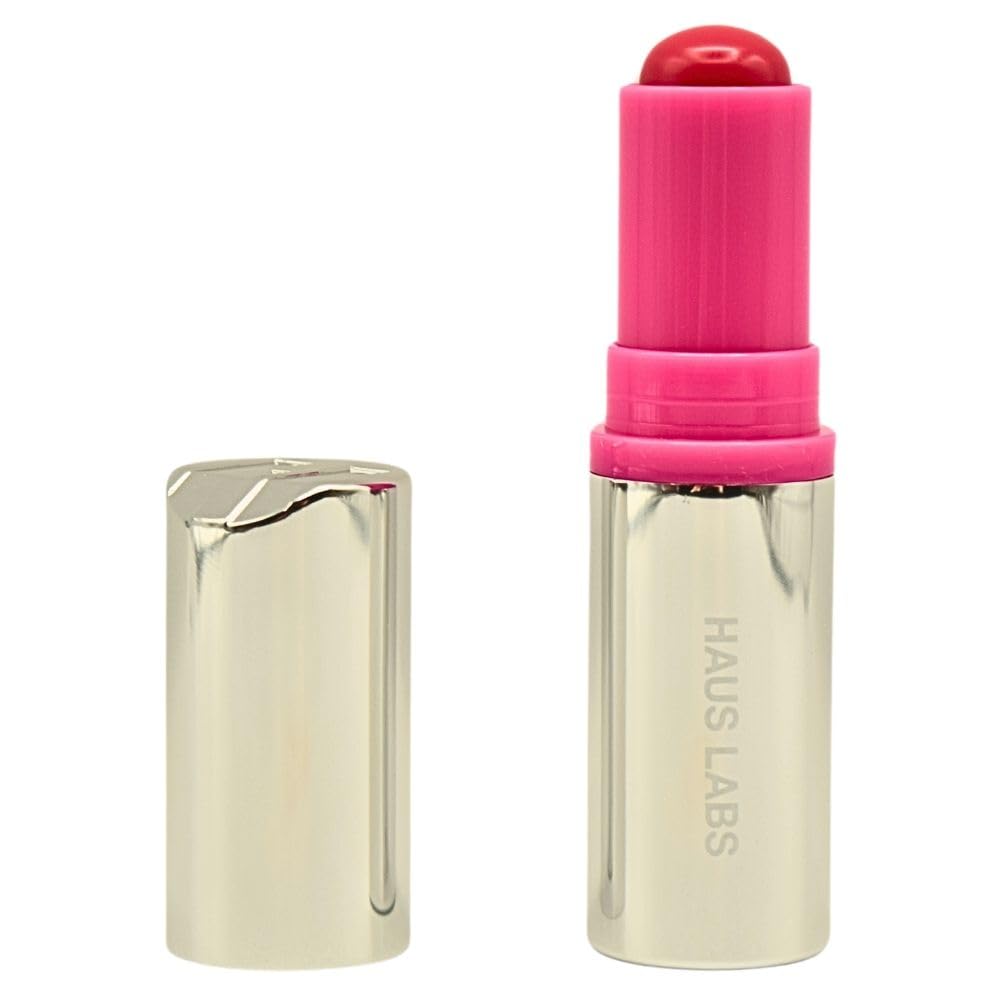 Haus Labs Color Fuse Longwear Hydrating Glassy Lip + Cheek Blush Balm Stick - Glassy Pitaya