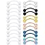24PCS - 16mm Clear&Mix Color