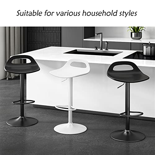 Tabourets de bar réglables de 58 à 78 cm pour comptoir moderne blanc