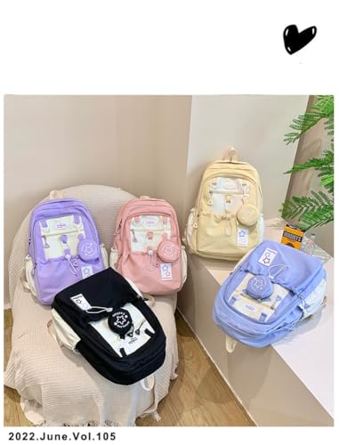 Yashidun Purple College Backpack - Image 6