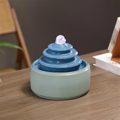 Fontaine de table avec écoulement d'eau relaxant pour maison - 4