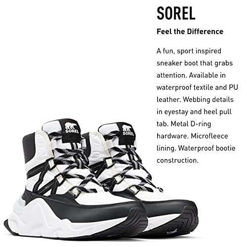 Sorel Women's Kinetic RNEGD Storm Boot — Waterproof Textile & PU Leather Winter Boots3