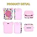 Silicone Cover Case for Bitzee Magicals Interactive Toy, Protective Case for Virtual Electronic Pets with Lanyard (Pink)