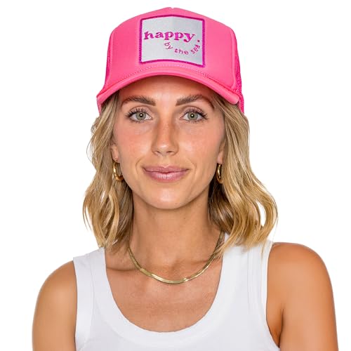 Image of Friday Feelin' Trucker Hat Women Baseball Cap Western Adjustable American Trucker Hats Fitted Mom Cap All Occasion- One Size