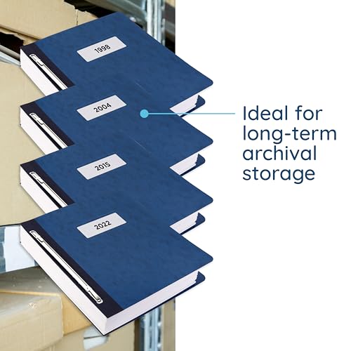 25 Blue Summit Supplies Pressboard Report Cover, Navy Blue Business Report Covers, Pressboard Binder 8.5x11, 25 Pack with 3'' Capacity