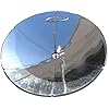Portable Solar Cooker, 1800W 1.5m Diameter Camping Outdoor Solar Cooker for solar heating, visual education or DIY solar concentrator 59'' Diameter
