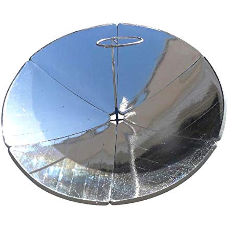 Portable Solar Cooker, 1800W 1.5m Diameter Camping Outdoor Solar Cooker for solar heating, visual education or DIY solar concentrator 59'' Diameter