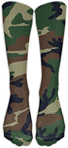 Edgar Bell Men's Women's Knee High Socks Gun Camo Over-The-Calf Socks