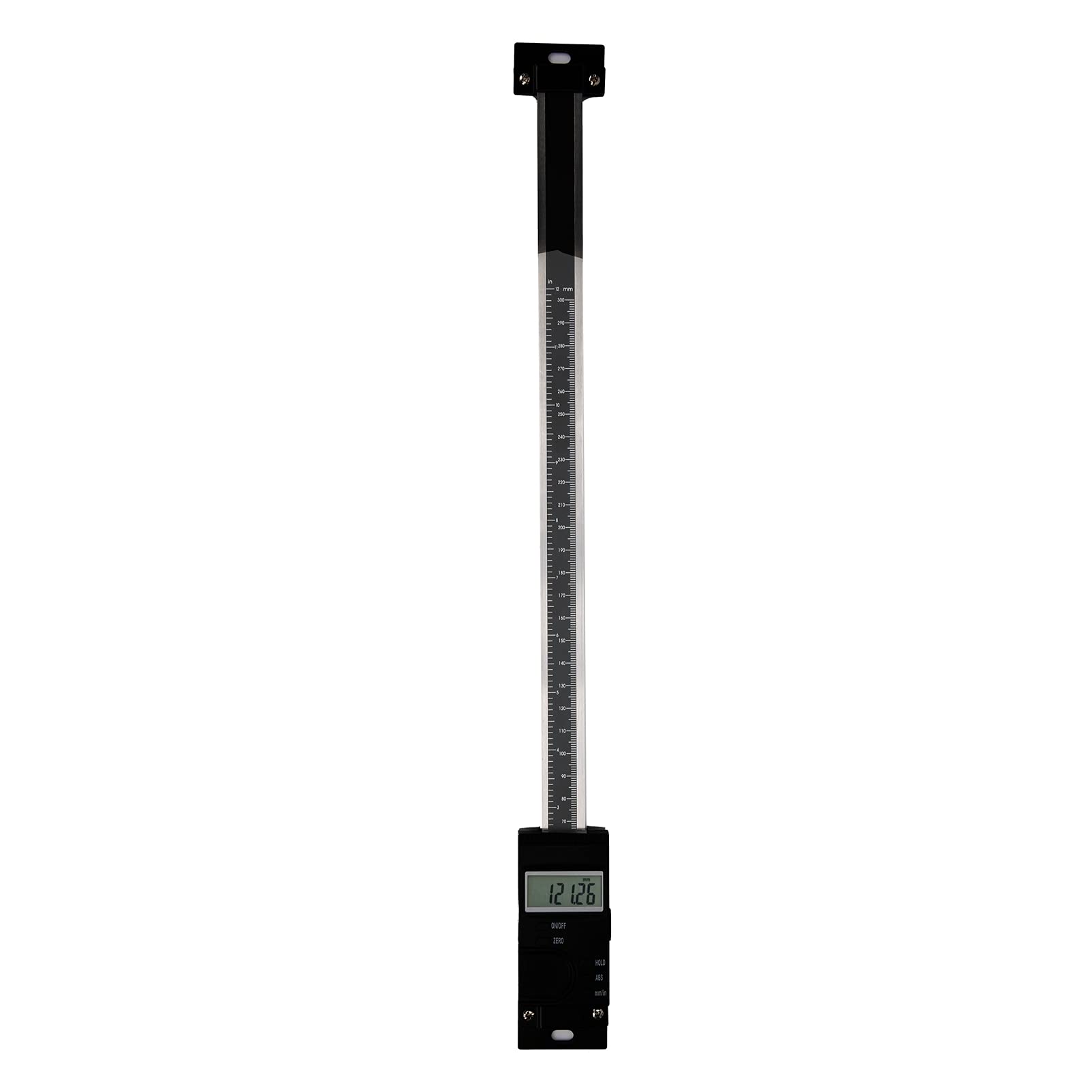 Calibrador Vernier digital Herramienta de medición con pantalla LCD Lectura métrica de 0 300 mm en pulgadas para máquinas herramientas Aleación de aluminio y plástico