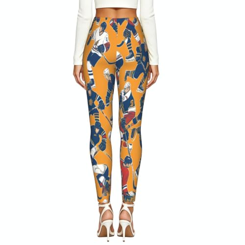 Leggings de hockey para mujer mallas elásticas deportivas opacas 4