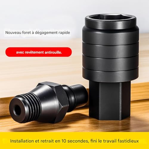 Connecteur de perçage rapide pour changer d'embout sans perdre de temps - 8