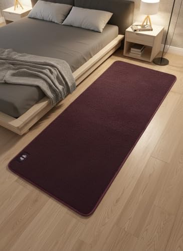 Image of Ultra Soft Bedside Runner Rug 22x55 Inch, Anti-Slip Floor Mat for Bedroom, Long Plush Carpet Runner for Bedside, Living Room, Hallway & Home Decor, Washable Comfortable Area Rug (Multilda)