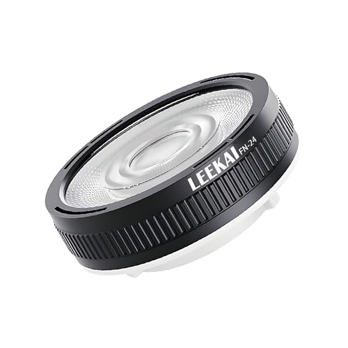 Leekai Mini Bowens Mount FN-24 Fresnel Lens for Video Lights
