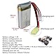 ZYGY 2pcs 7.4V 850mah Lithium Batterie & 2in1 Ladegerät für 9300 9301E 9302E 9303E 9034E 9305E 9310 9201E 2.4G 1:18 Anteil Fernbedienung Allradantrieb Hochgeschwindigkeits-Offroad RC Auto