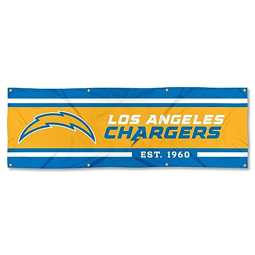 Los Angeles Chargers Large 2x6 Foot Banner