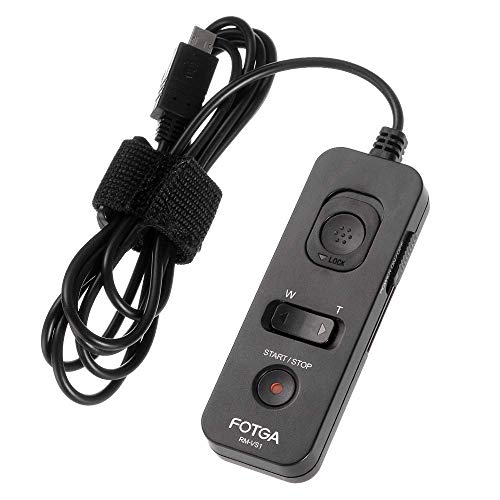 Fotga 118Inch Remote Control Shutter Release Cord for Sony A1 A9 A7 A7S A7RV A7R II III IV A6400 A6500 A6600 A9III RX100 VII M7 RX100M6 M4 M5 RX10M3 M4 A77 A99 II FDR-AX700 FX3 ZV-1 as RM-VPR1