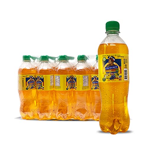 Choucoune Kola Fruit Champagne Flavor Soda Beverages Bottle Natural Ingredients Bubbly Sparkling Soft Drinks, 100% Natural Flavor, Pure Sugar Cane, Non Gmo, No Artificial Sweeteners, (Pack Of 12) #TOP6