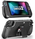 Mavulo Battery Pack for Nintendo Switch 2 (2025), 10000mAh PD/QC Fast Charging Case – Fully Charges in 2.5 Hours, LED Display, USB-C Ports, 2 Game Card Slots & Kickstand