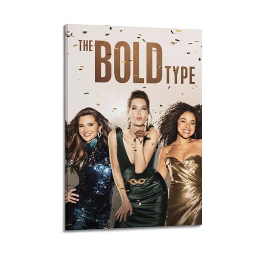 UYYRWEQRTR The Bold Type Pósteres estéticos para pared, pintura decorativa, póster decorativo vintage para sala de estar, dormitorio, 50 x 75 cm, estilo marco