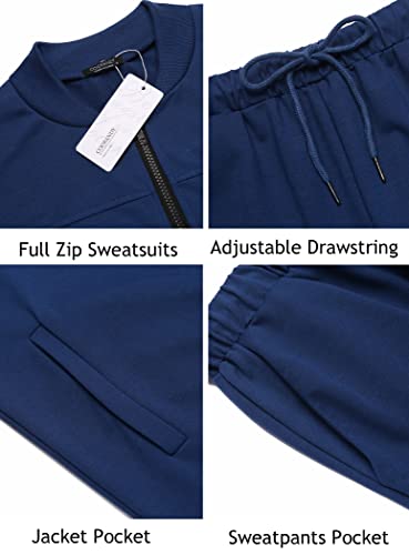 Coofandy Men's Casual Tracksuit Long Sleeve Running Jogging Athletic Sports Set #TOP3